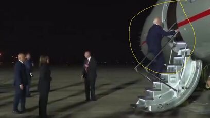 Did Joe Biden get on the wrong plane?
