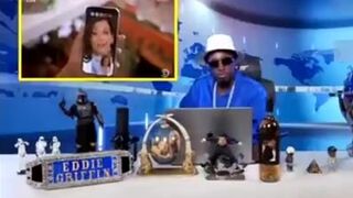 Comedian Eddie Griffin mocks Kamala Harris (language warning)