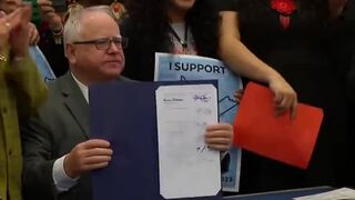Tim Walz signed bill allowing illegal immigrants to get driver's license