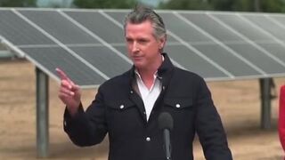 Gavin Newsom put on the spot