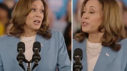 Pro-Trump video uses Kamala Harris' own speech against her