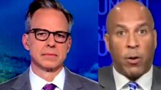 Jake Tapper made Cory Booker look unhinged