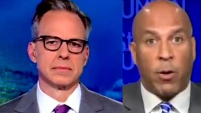 Jake Tapper made Cory Booker look unhinged