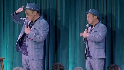 Rob Schneider schools heckler on free speech