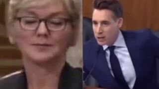 4 minutes of Sen Hawley destroying a corrupt official