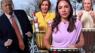 Funny Meme video with Trump, AOC, Pelosi, and Hillary