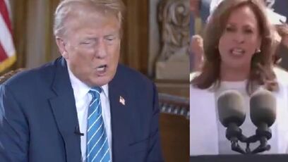 "Why isn't it live?" - Trump mocks Kamala's 'first' interview