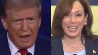 Trump shares video TORCHING Kamala Harris