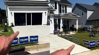 HOA snitch suffers meltdown over Trump signs