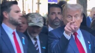 Trump does something funny to person recording him