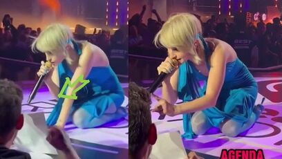 Paramore singer reads SCRIPTED LIE about Project 2025