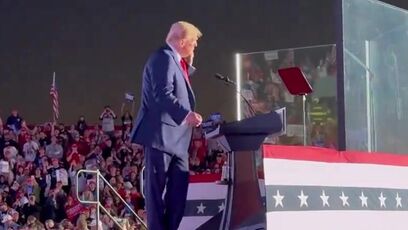 Trump does iconic dance in return to Butler PA