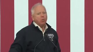 "We can't have 4 more years of this" - Tim Walz mocked for saying it
