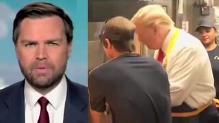 JDV responds to people crying about Trump at McDonalds