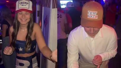 College kids having 'Trump party' means the future will be all right!