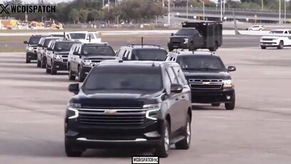Trump motorcade vehicles have strange device on top