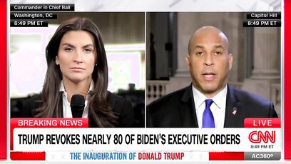 Cory Booker has no answer for Biden granting clemency to convicted cop killer