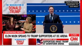 CNN MOCKED for suggesting Elon Musk made a Nazi salute during Trump's event