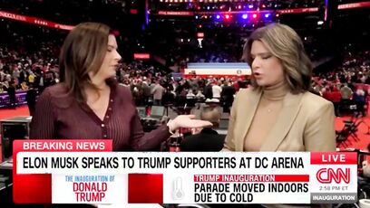 CNN MOCKED for suggesting Elon Musk made a Nazi salute during Trump's event