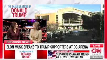 CNN MOCKED for suggesting Elon Musk made a Nazi salute during Trump's event