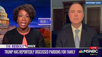 Joy Reid and Adam Schiff were against preemptive pardons, then Schiff got one