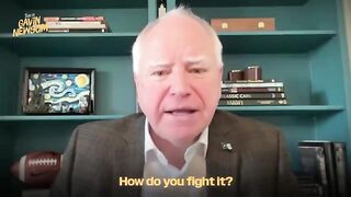 Tim Walz on Trump supporters: "I think I can kick most of their a**"