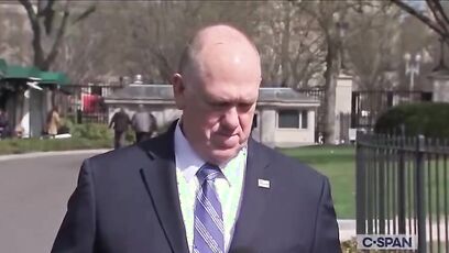 Reporter: "That law is 200 years old" Tom Homan: "Well, the Constitution is a lot older and we still follow it"