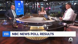 NBC poll shows Trump's approval rating at a personal best, then Democrats get bad news