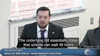 HB 1296 passes along party lines at 2:15 in the morning