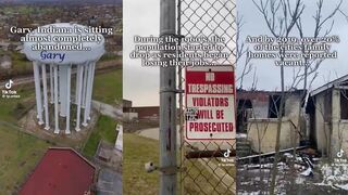 Gary, Indiana is practically abandoned during struggling times