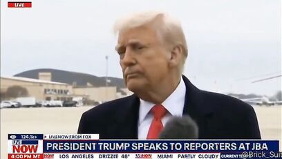 Which reporter hit Trump in the face?