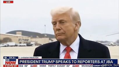 Which reporter hit Trump in the face?