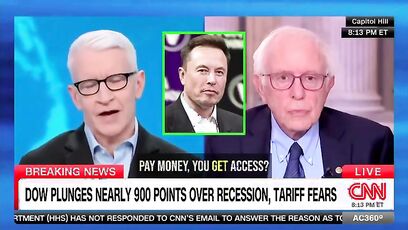 Bernie Sanders, worth millions, is crying billionaires in government