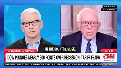 Bernie Sanders, worth millions, is crying billionaires in government