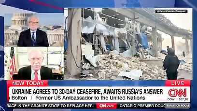 'Warmonger' Bolton says a ceasefire isn't in Ukraine's best interest