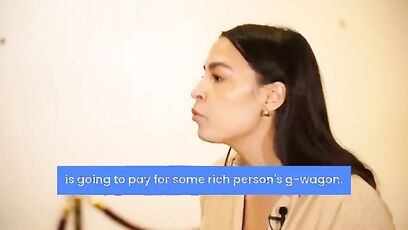 AOC accuses Republicans of "Stealing healthcare from kids with disabilities to pay for new G-Wagons"