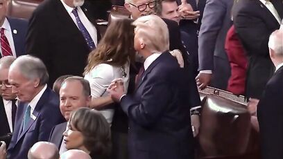 Nancy Mace shares moment with Trump after speech