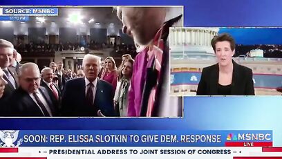 Maddow claims child with cancer was a "spectacle" for Trump