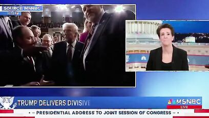 Maddow claims child with cancer was a "spectacle" for Trump