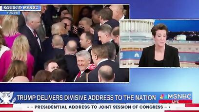 Maddow claims child with cancer was a "spectacle" for Trump