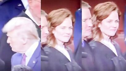 Judge Amy Comey Barrett doesn't look right
