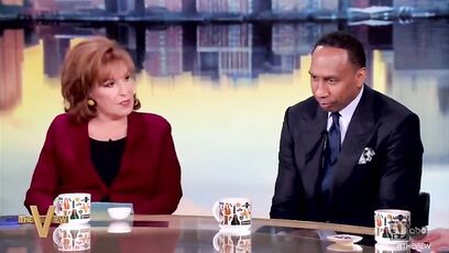 Joy Behar nearly ruptures a hemorrhoid over Stephen A. Smith's answer on Trump