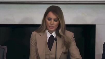 First Lady Melania Trump advocates for the Take It Down Act