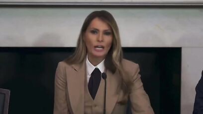 First Lady Melania Trump advocates for the Take It Down Act