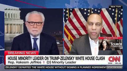 Hakeem Jeffries LIES about Trump on CNN - and it couldn't be more wrong