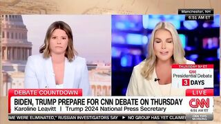 Karoline Leavitt got kicked off of CNN after triggering host Kasie Hunt