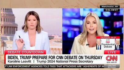 Karoline Leavitt got kicked off of CNN after triggering host Kasie Hunt
