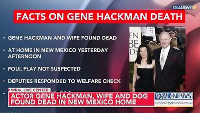 Gene Hackman, wife, and dog found dead and mummified