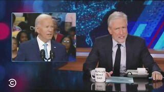 Jon Stewart has temper tantrum, cuts himself on live TV