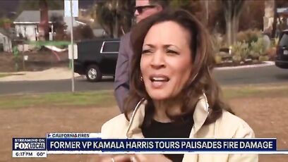 Is she hammered? Kamala Harris mocked for response to LA fires